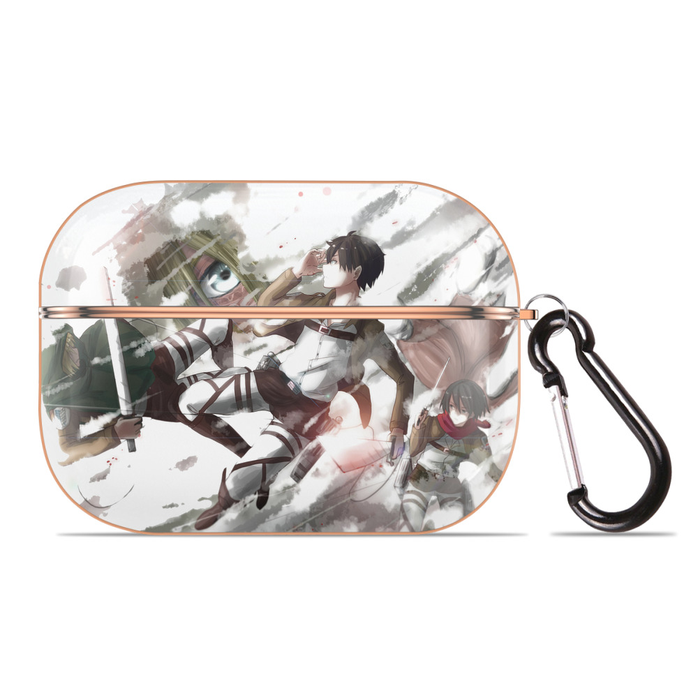 （画像用） 進撃の巨人 Attack on Titan 【AirPods Pro用】ハードシェル保護ケース｜耐衝撃・防指紋・カラビナ付き商品仕様