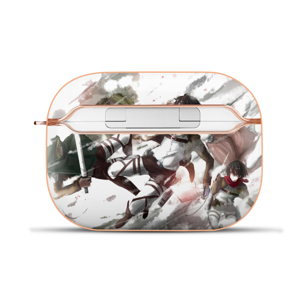 （画像用） 進撃の巨人 Attack on Titan 【AirPods Pro用】ハードシェル保護ケース｜耐衝撃・防指紋・カラビナ付き商品仕様