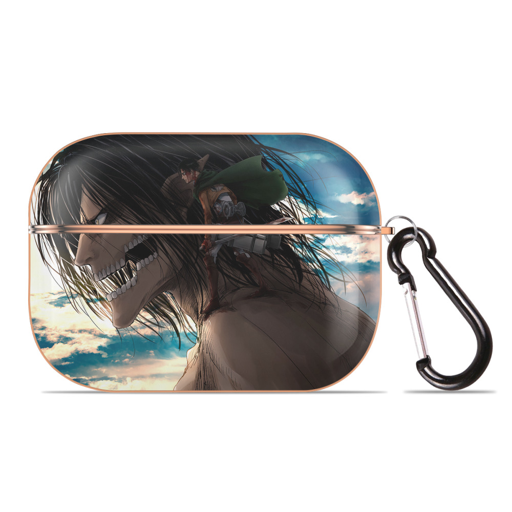 （画像用） 進撃の巨人 Attack on Titan 【AirPods Pro用】ハードシェル保護ケース｜耐衝撃・防指紋・カラビナ付き商品仕様