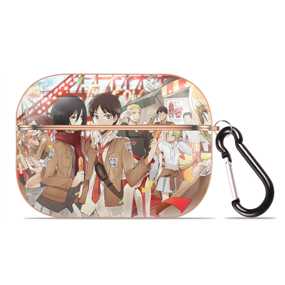 （画像用） 進撃の巨人 Attack on Titan 【AirPods Pro用】ハードシェル保護ケース｜耐衝撃・防指紋・カラビナ付き商品仕様
