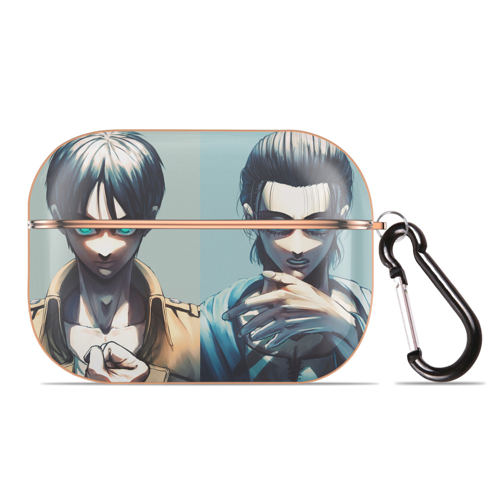 （画像用） 進撃の巨人 Attack on Titan 【AirPods Pro用】ハードシェル保護ケース｜耐衝撃・防指紋・カラビナ付き商品仕様