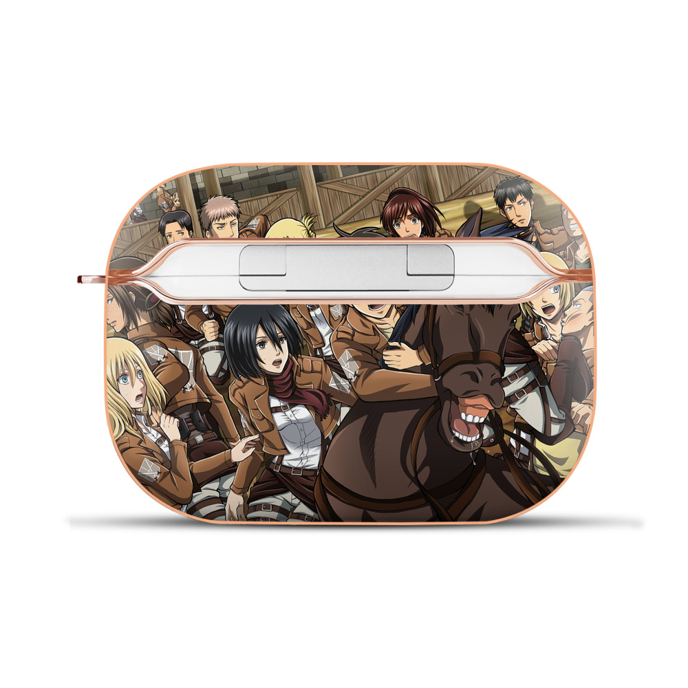（画像用） 進撃の巨人 Attack on Titan 【AirPods Pro用】ハードシェル保護ケース｜耐衝撃・防指紋・カラビナ付き商品仕様