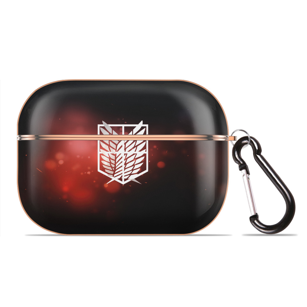（画像用） 進撃の巨人 Attack on Titan 【AirPods Pro用】ハードシェル保護ケース｜耐衝撃・防指紋・カラビナ付き商品仕様