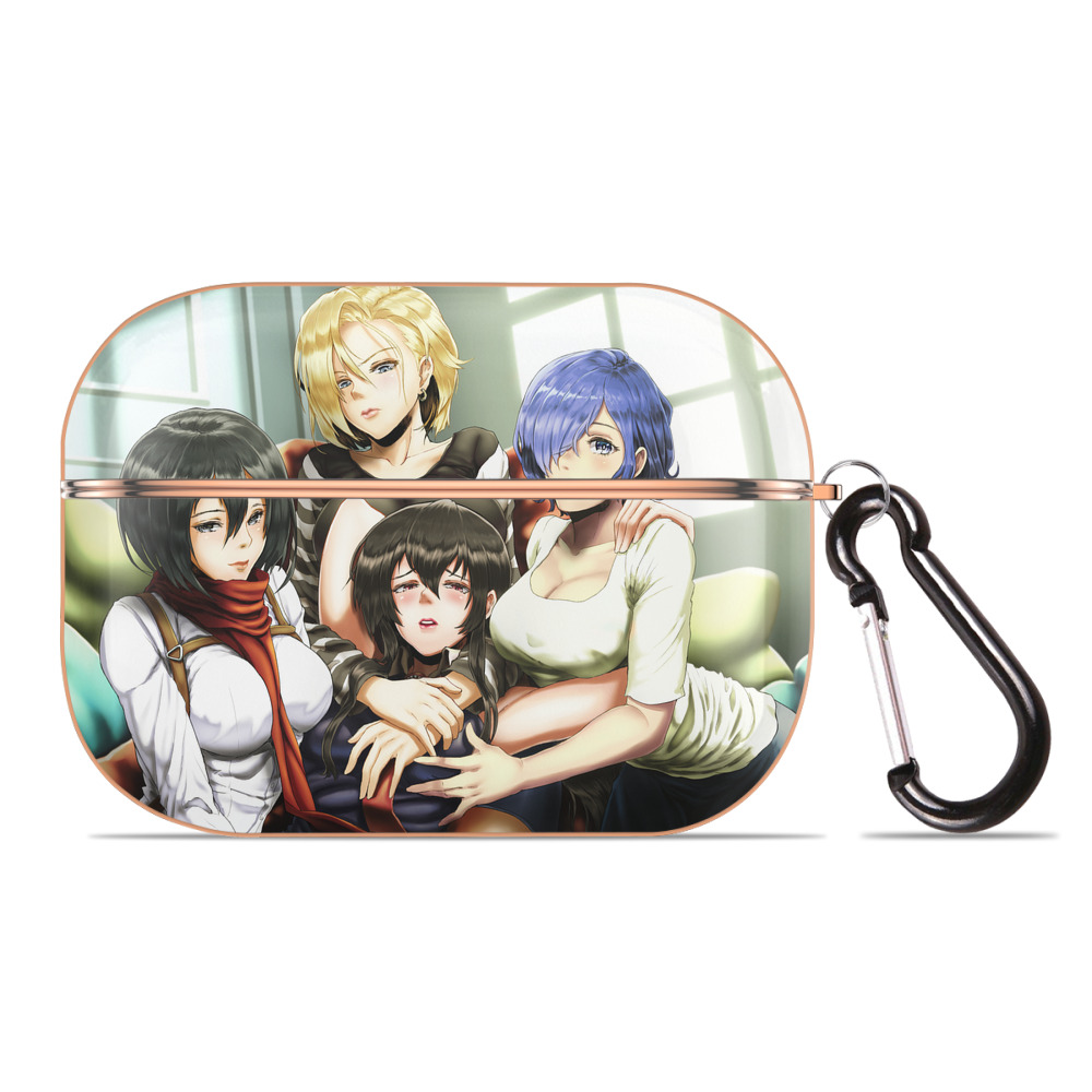 （画像用） 進撃の巨人 Attack on Titan 【AirPods Pro用】ハードシェル保護ケース｜耐衝撃・防指紋・カラビナ付き商品仕様