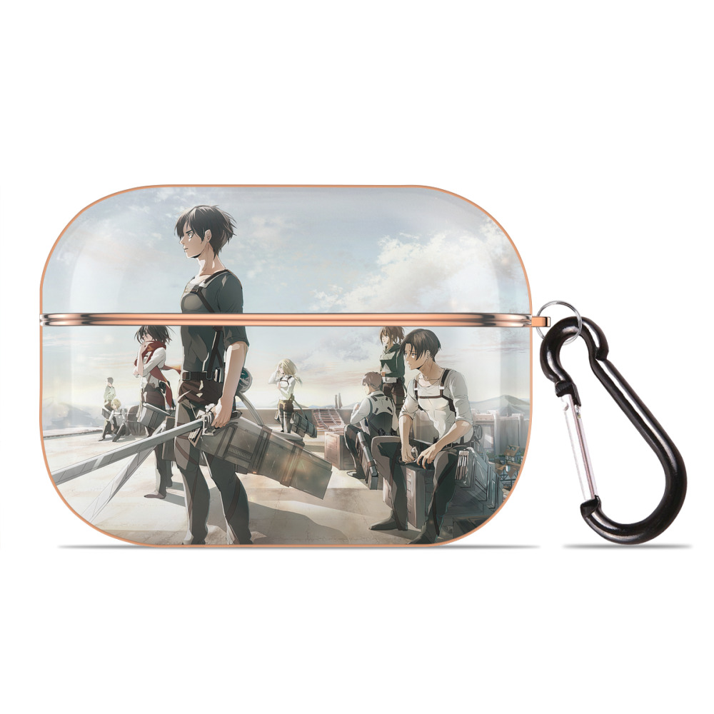 （画像用） 進撃の巨人 Attack on Titan 【AirPods Pro用】ハードシェル保護ケース｜耐衝撃・防指紋・カラビナ付き商品仕様