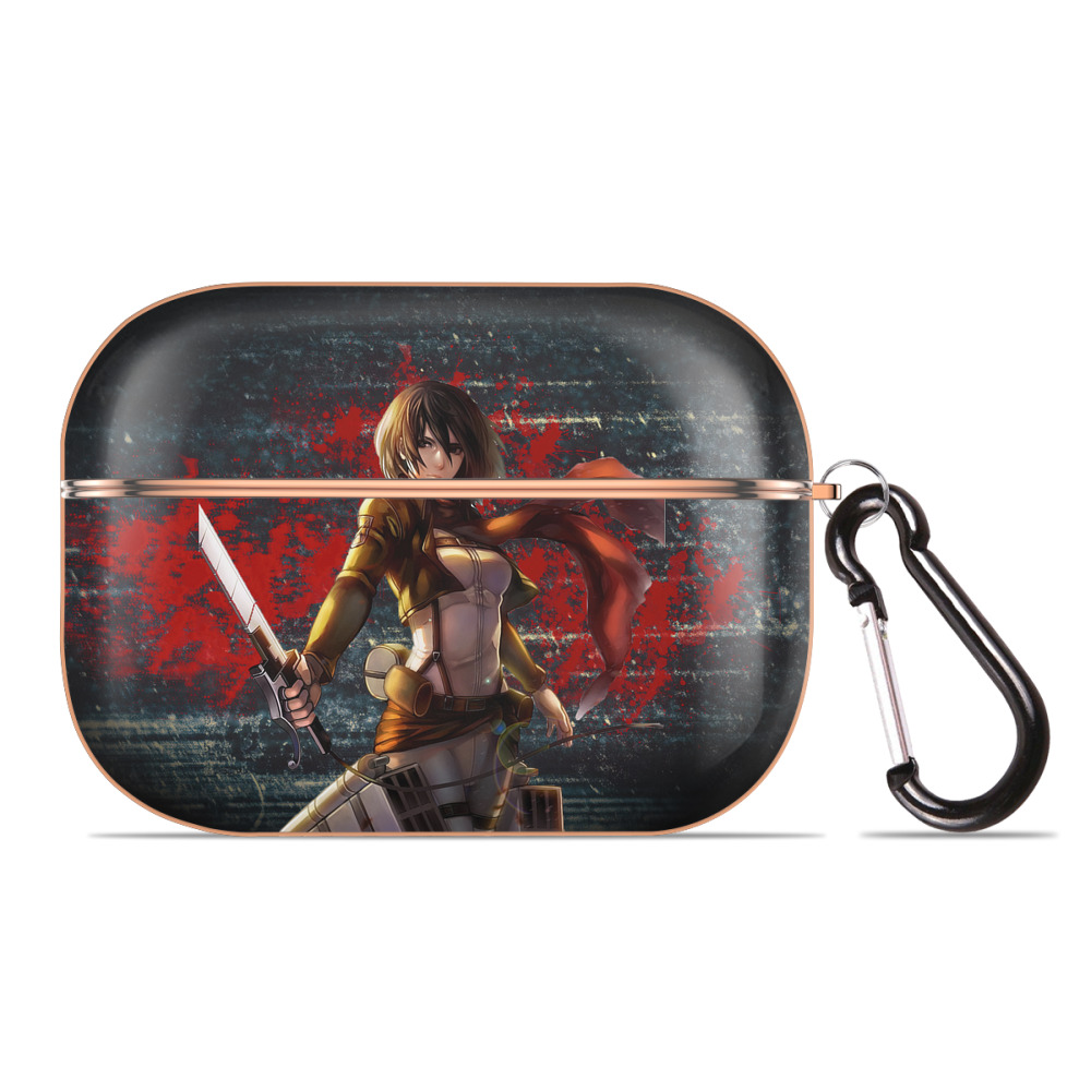 （画像用） 進撃の巨人 Attack on Titan 【AirPods Pro用】ハードシェル保護ケース｜耐衝撃・防指紋・カラビナ付き商品仕様