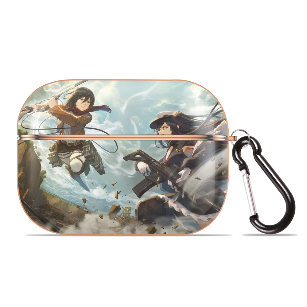 （画像用） 進撃の巨人 Attack on Titan 【AirPods Pro用】ハードシェル保護ケース｜耐衝撃・防指紋・カラビナ付き商品仕様