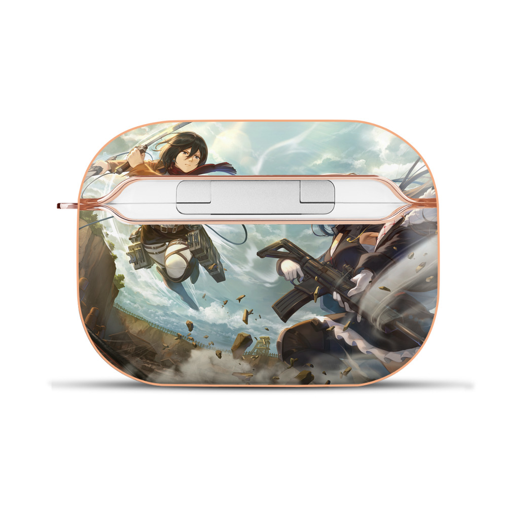 （画像用） 進撃の巨人 Attack on Titan 【AirPods Pro用】ハードシェル保護ケース｜耐衝撃・防指紋・カラビナ付き商品仕様