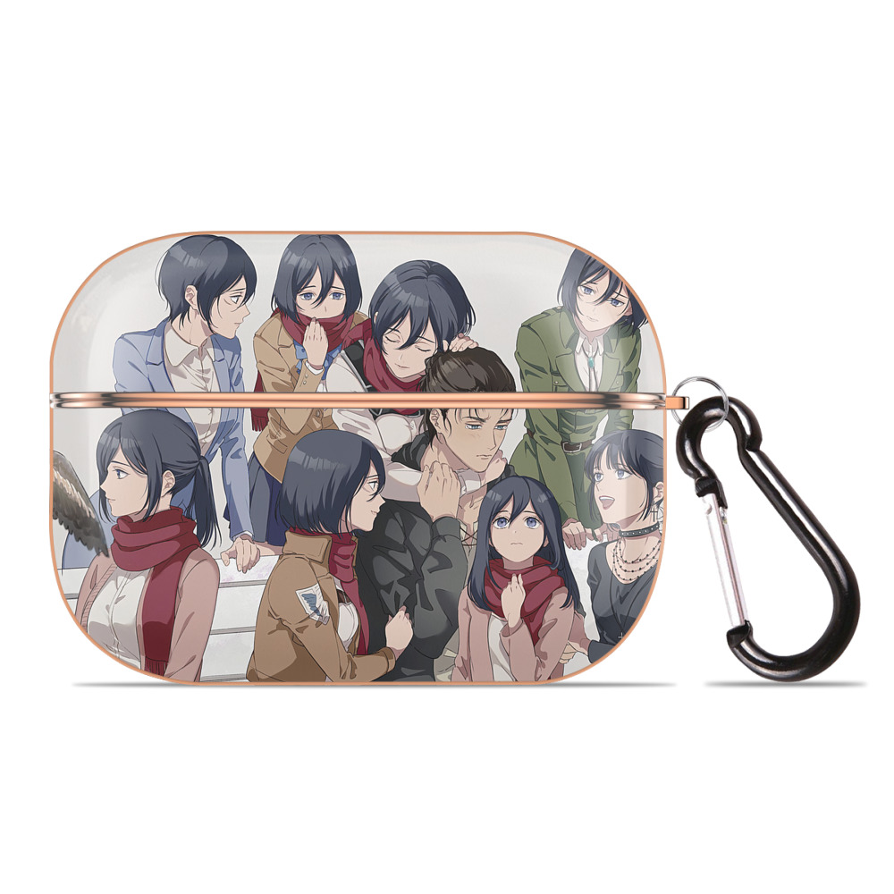 （画像用） 進撃の巨人 Attack on Titan 【AirPods Pro用】ハードシェル保護ケース｜耐衝撃・防指紋・カラビナ付き商品仕様