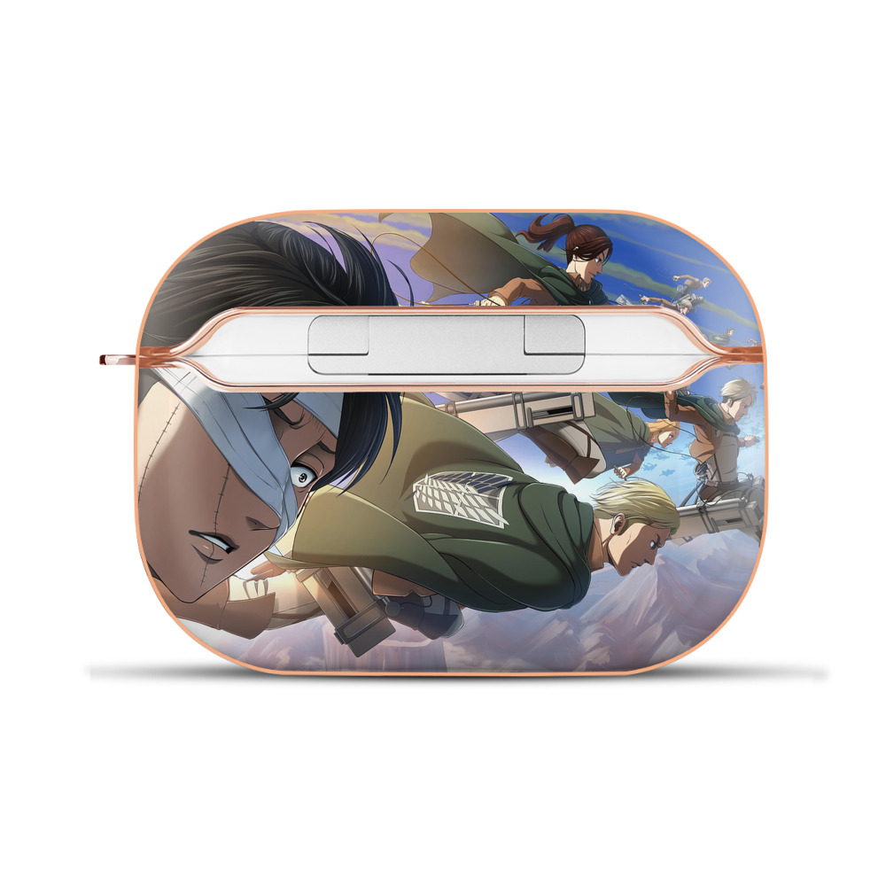 （画像用） 進撃の巨人 Attack on Titan 【AirPods Pro用】ハードシェル保護ケース｜耐衝撃・防指紋・カラビナ付き商品仕様