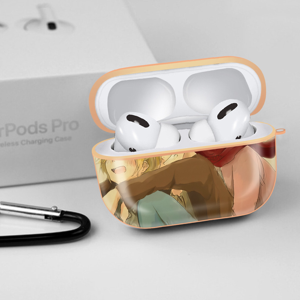 進撃の巨人 Attack on Titan 【AirPods Pro用】ハードシェル保護ケース｜耐衝撃・防指紋・カラビナ付き商品仕様
