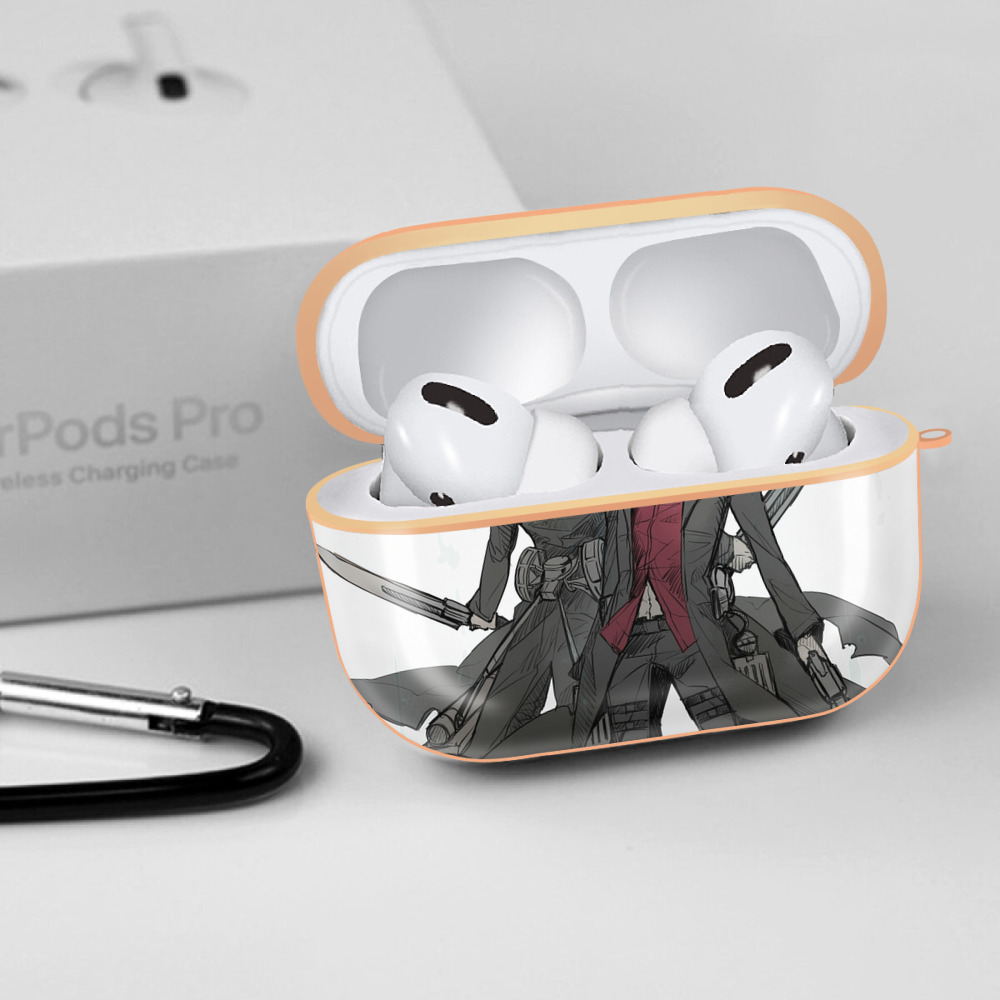進撃の巨人 Attack on Titan 【AirPods Pro用】ハードシェル保護ケース｜耐衝撃・防指紋・カラビナ付き商品仕様