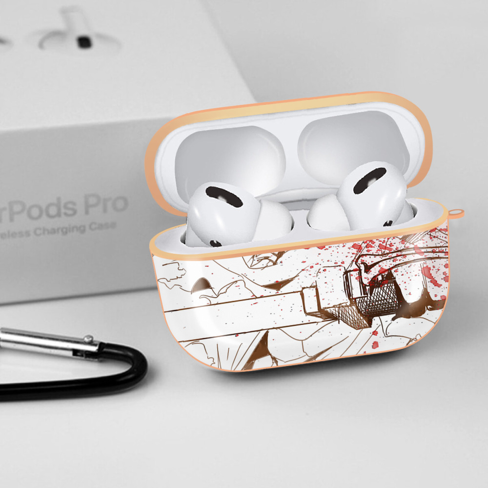 進撃の巨人 Attack on Titan 【AirPods Pro用】ハードシェル保護ケース｜耐衝撃・防指紋・カラビナ付き商品仕様
