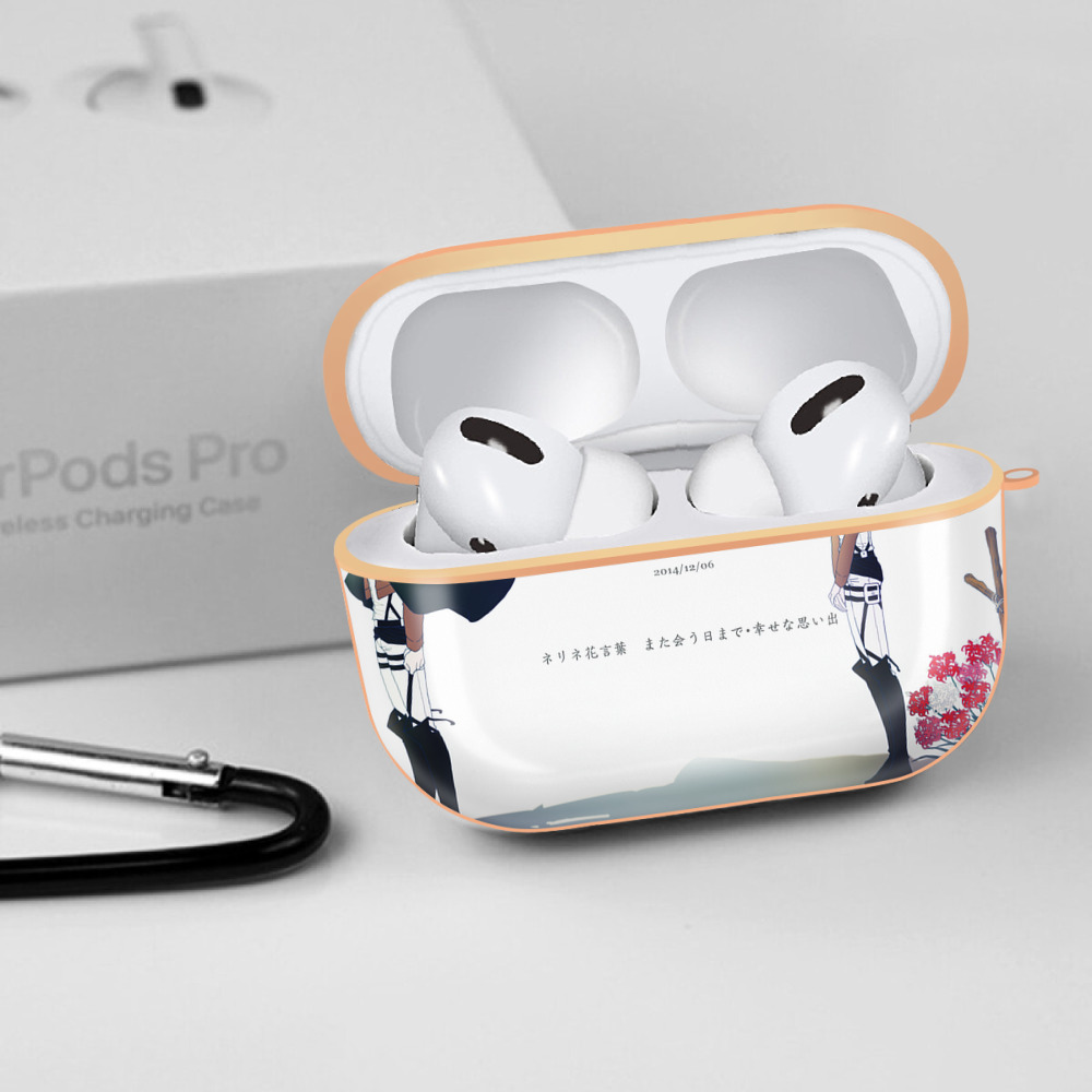 進撃の巨人 Attack on Titan 【AirPods Pro用】ハードシェル保護ケース｜耐衝撃・防指紋・カラビナ付き商品仕様