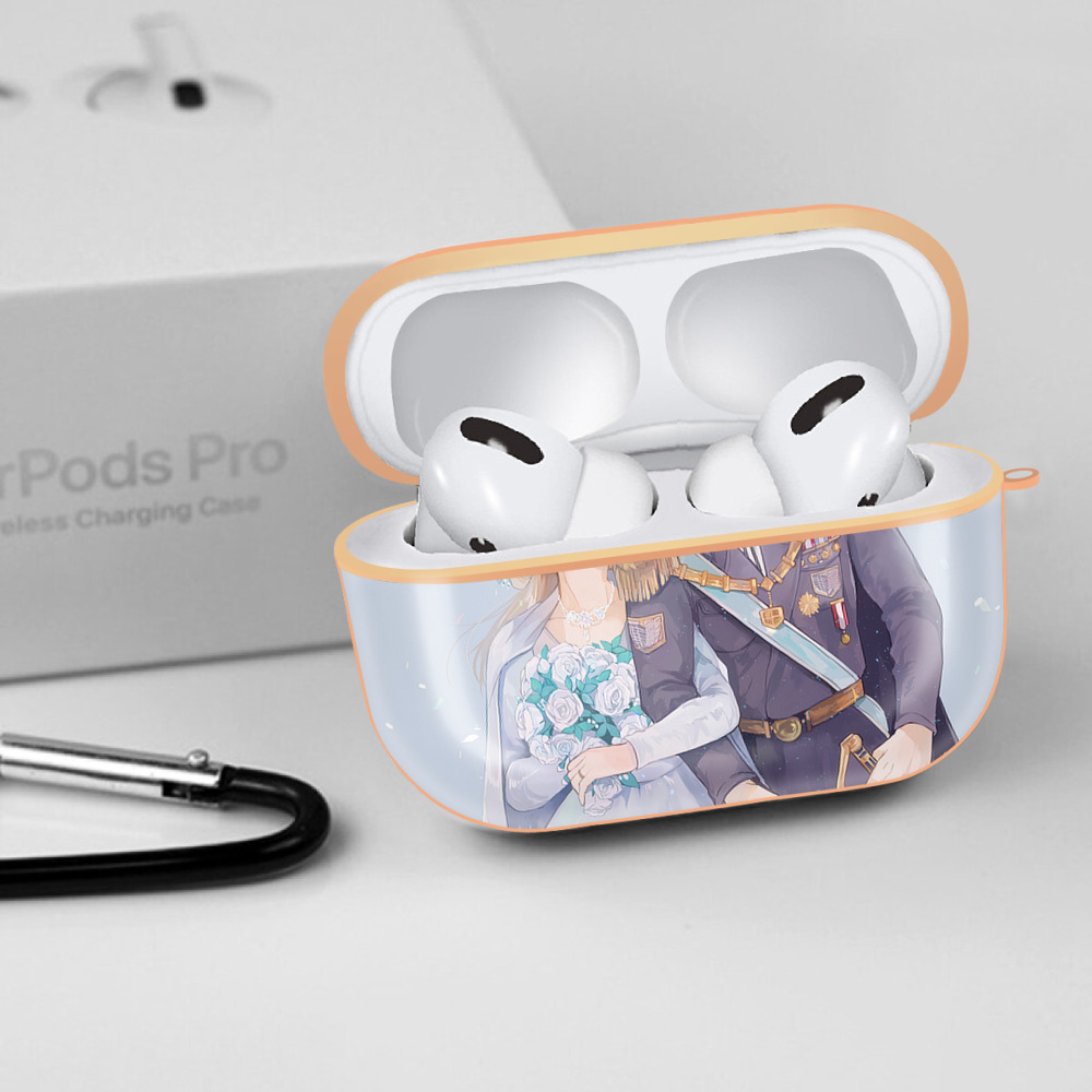 進撃の巨人 Attack on Titan 【AirPods Pro用】ハードシェル保護ケース｜耐衝撃・防指紋・カラビナ付き商品仕様
