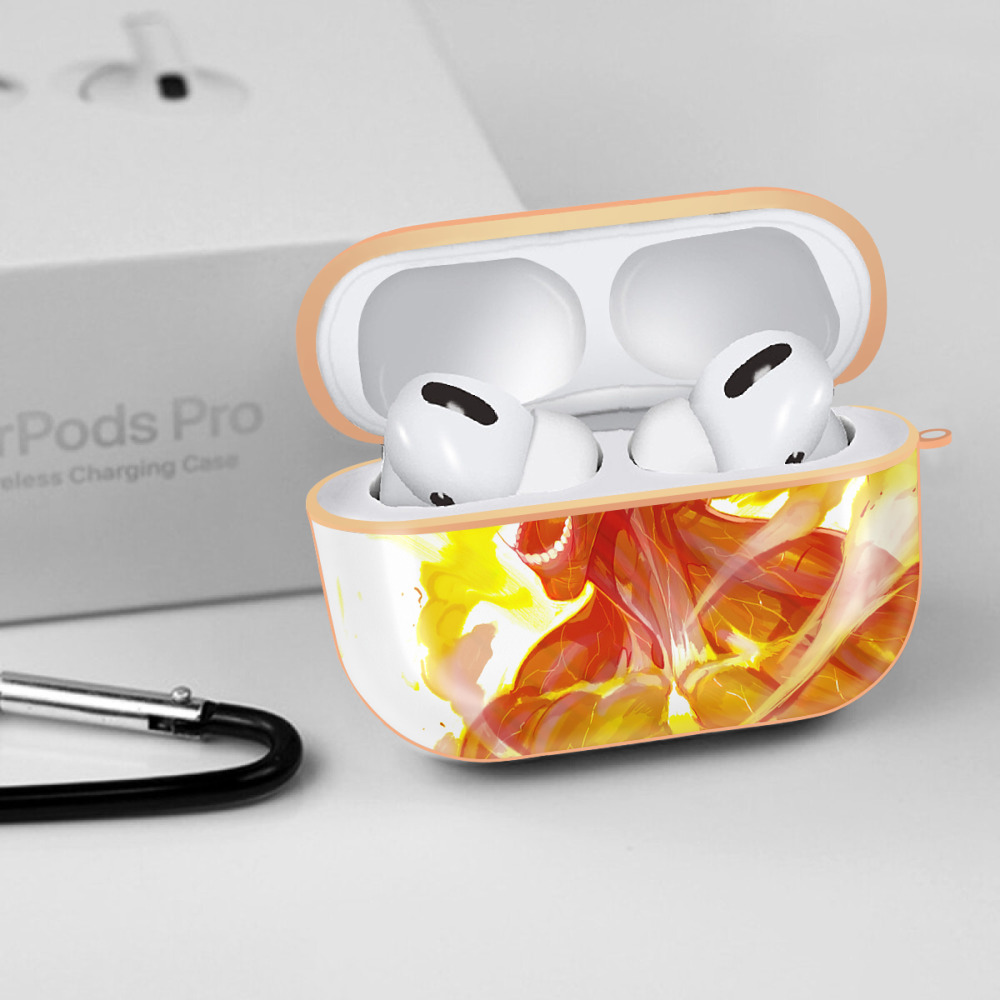 進撃の巨人 Attack on Titan 【AirPods Pro用】ハードシェル保護ケース｜耐衝撃・防指紋・カラビナ付き商品仕様