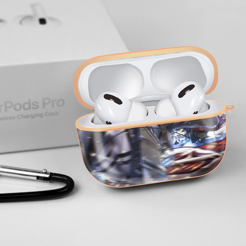 進撃の巨人 Attack on Titan 【AirPods Pro用】ハードシェル保護ケース｜耐衝撃・防指紋・カラビナ付き商品仕様