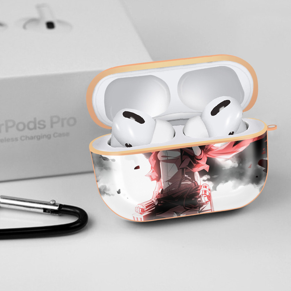 進撃の巨人 Attack on Titan 【AirPods Pro用】ハードシェル保護ケース｜耐衝撃・防指紋・カラビナ付き商品仕様