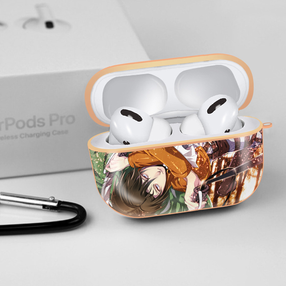 進撃の巨人 Attack on Titan 【AirPods Pro用】ハードシェル保護ケース｜耐衝撃・防指紋・カラビナ付き商品仕様