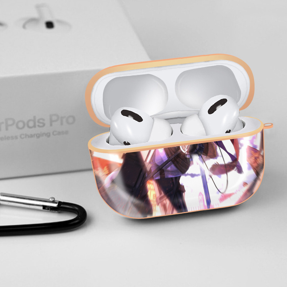 進撃の巨人 Attack on Titan 【AirPods Pro用】ハードシェル保護ケース｜耐衝撃・防指紋・カラビナ付き商品仕様