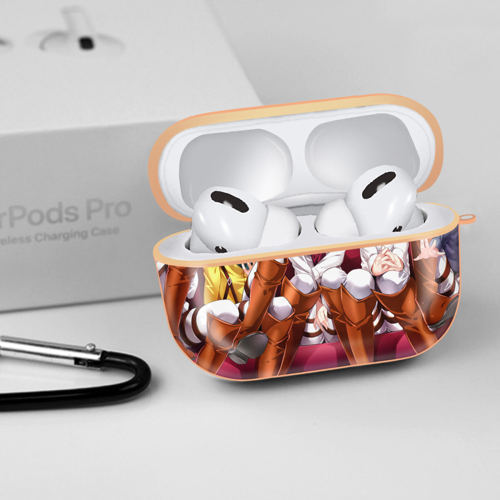 進撃の巨人 Attack on Titan 【AirPods Pro用】ハードシェル保護ケース｜耐衝撃・防指紋・カラビナ付き商品仕様