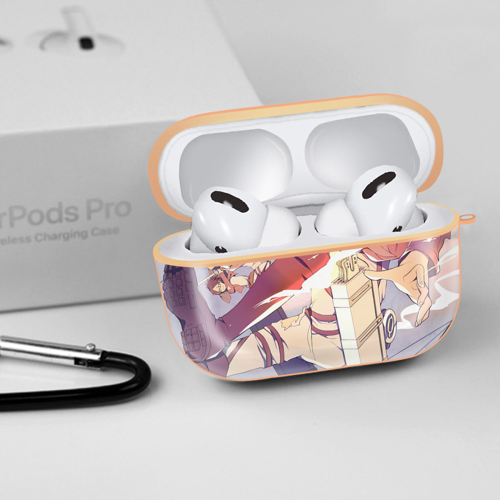 進撃の巨人 Attack on Titan 【AirPods Pro用】ハードシェル保護ケース｜耐衝撃・防指紋・カラビナ付き商品仕様
