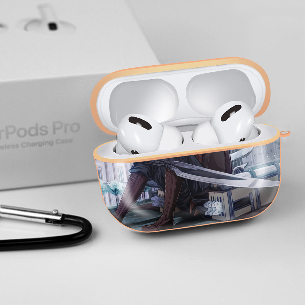 進撃の巨人 Attack on Titan 【AirPods Pro用】ハードシェル保護ケース｜耐衝撃・防指紋・カラビナ付き商品仕様