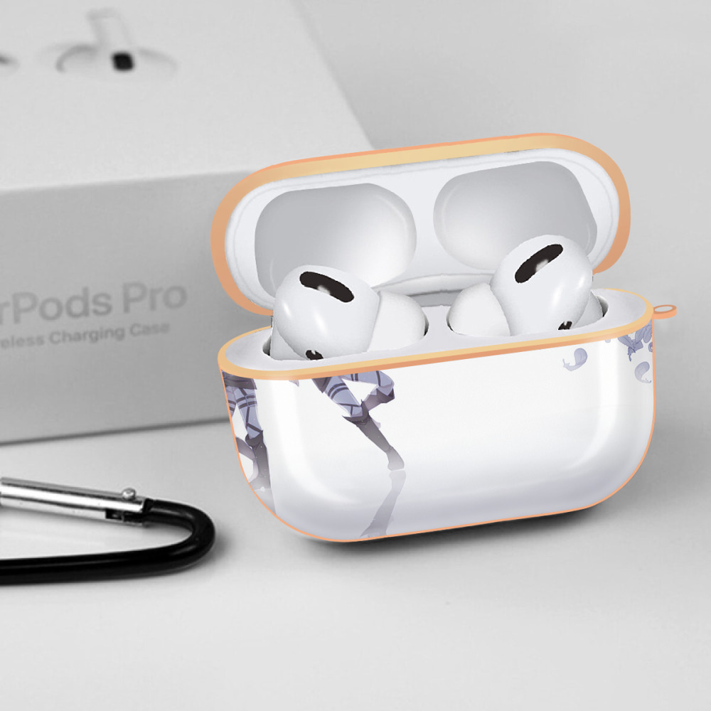 進撃の巨人 Attack on Titan 【AirPods Pro用】ハードシェル保護ケース｜耐衝撃・防指紋・カラビナ付き商品仕様