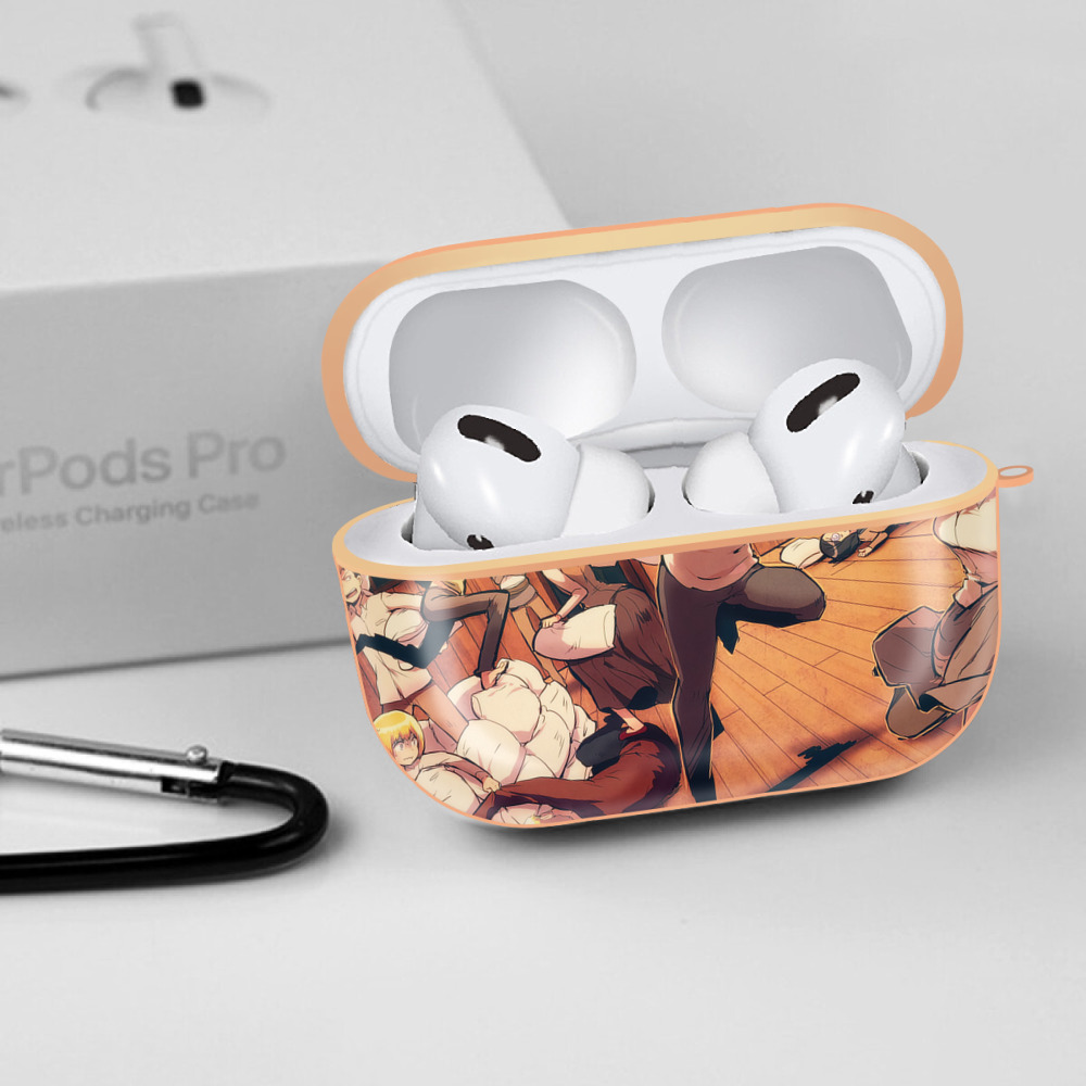 進撃の巨人 Attack on Titan 【AirPods Pro用】ハードシェル保護ケース｜耐衝撃・防指紋・カラビナ付き商品仕様
