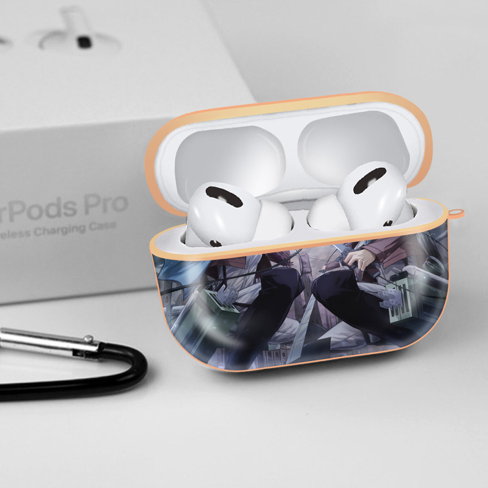 進撃の巨人 Attack on Titan 【AirPods Pro用】ハードシェル保護ケース｜耐衝撃・防指紋・カラビナ付き商品仕様