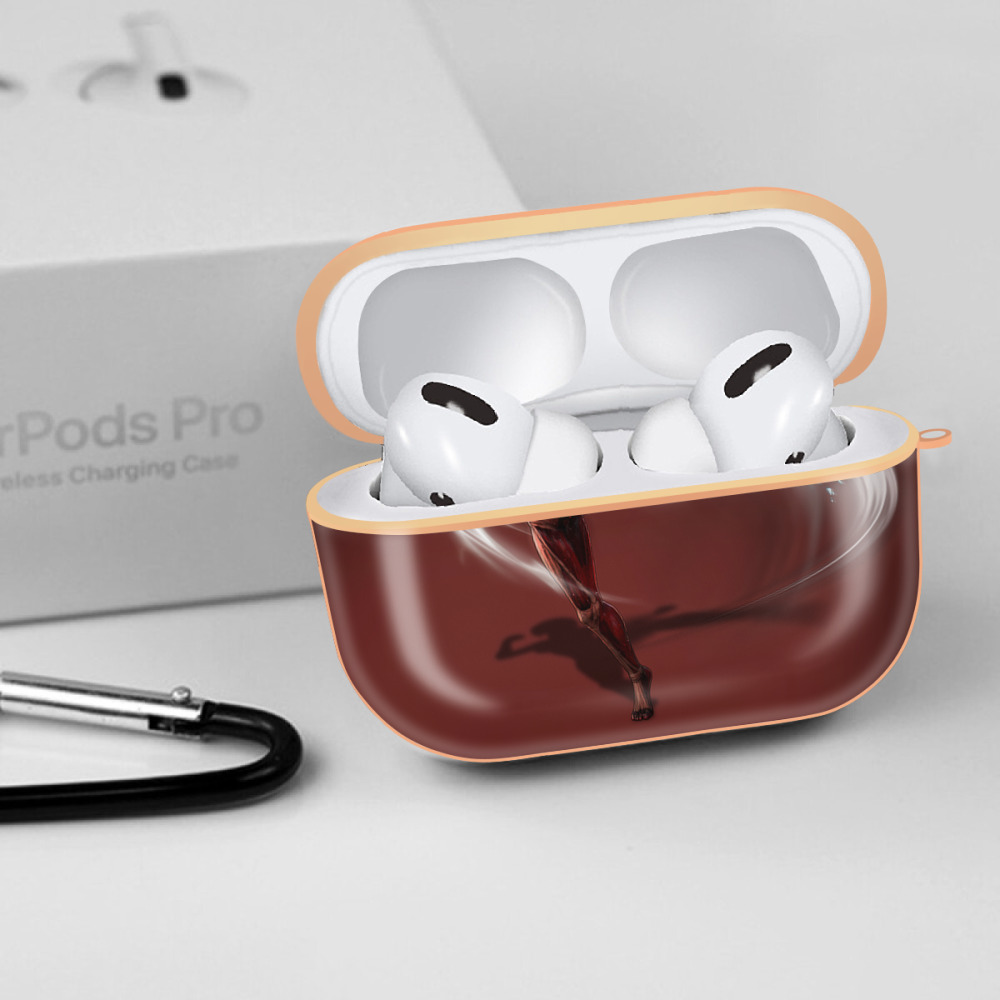 進撃の巨人 Attack on Titan 【AirPods Pro用】ハードシェル保護ケース｜耐衝撃・防指紋・カラビナ付き商品仕様
