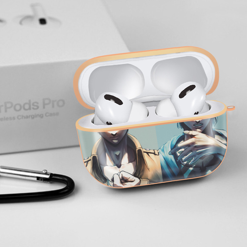 進撃の巨人 Attack on Titan 【AirPods Pro用】ハードシェル保護ケース｜耐衝撃・防指紋・カラビナ付き商品仕様