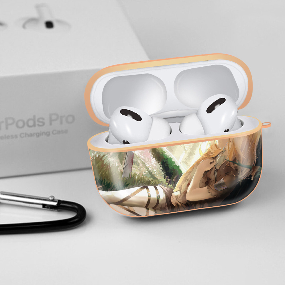 進撃の巨人 Attack on Titan 【AirPods Pro用】ハードシェル保護ケース｜耐衝撃・防指紋・カラビナ付き商品仕様