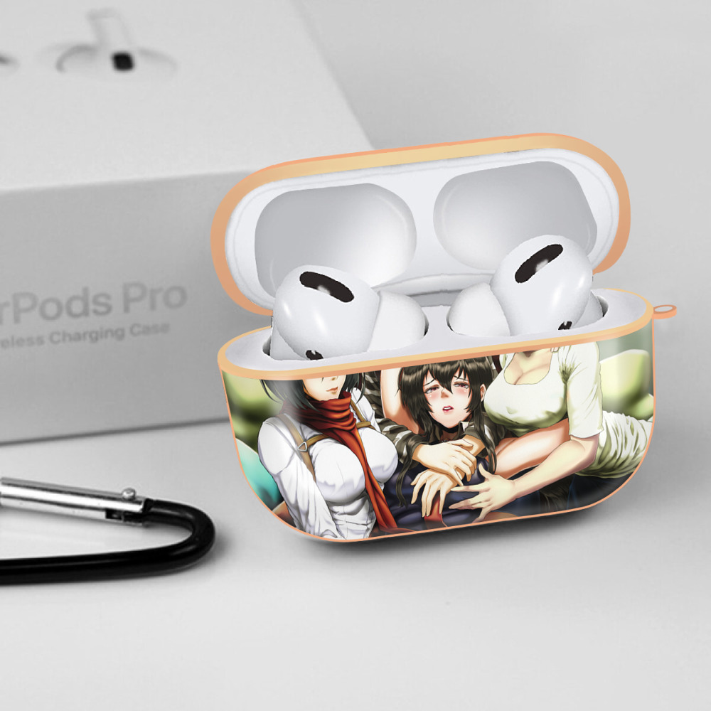 進撃の巨人 Attack on Titan 【AirPods Pro用】ハードシェル保護ケース｜耐衝撃・防指紋・カラビナ付き商品仕様