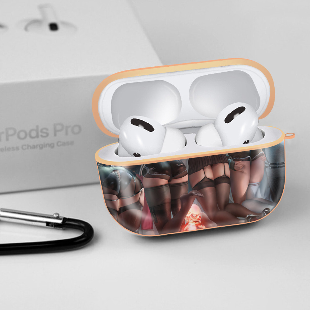 進撃の巨人 Attack on Titan 【AirPods Pro用】ハードシェル保護ケース｜耐衝撃・防指紋・カラビナ付き商品仕様