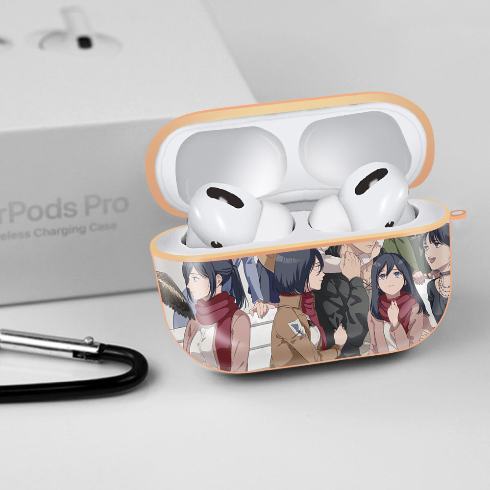進撃の巨人 Attack on Titan 【AirPods Pro用】ハードシェル保護ケース｜耐衝撃・防指紋・カラビナ付き商品仕様