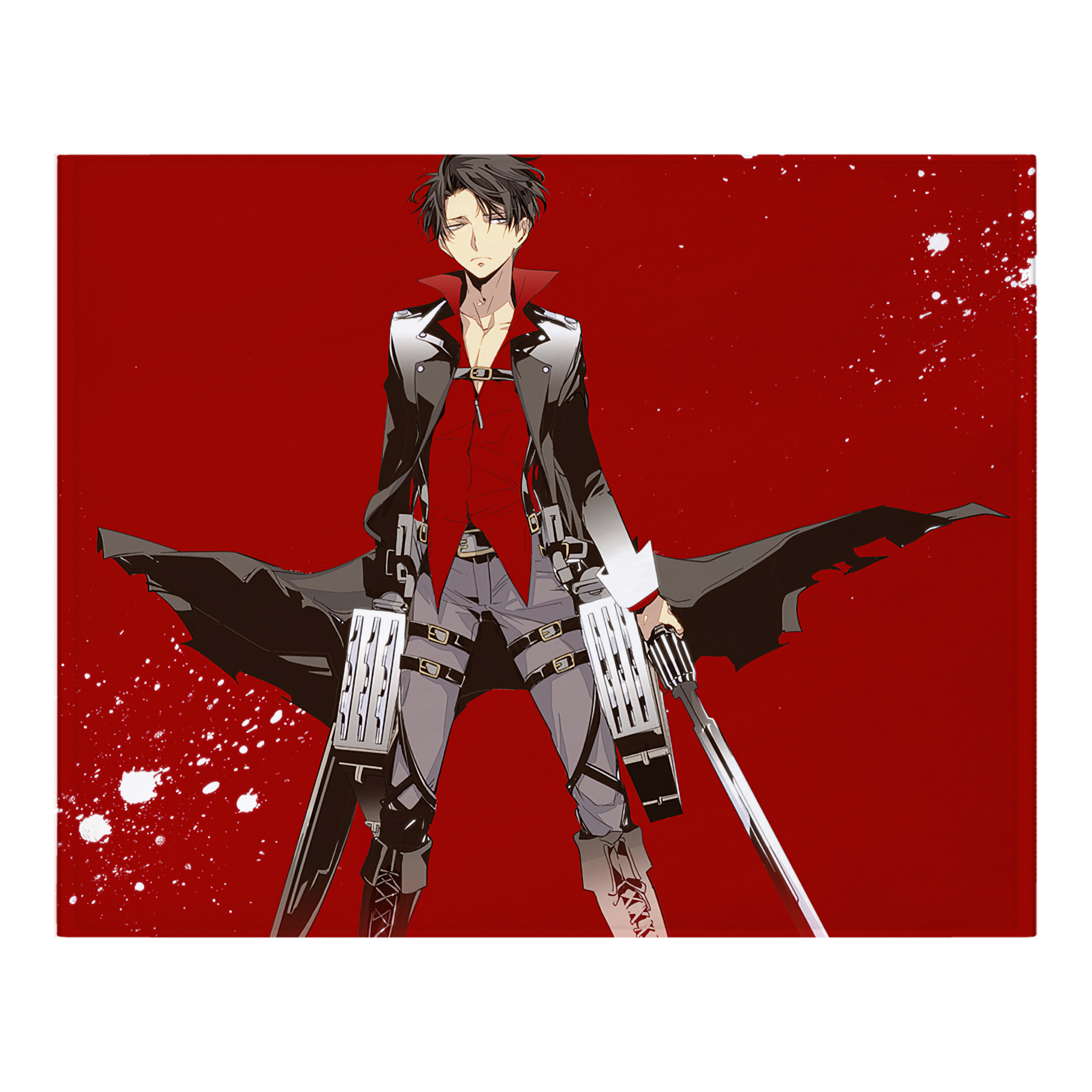 （画像用） 進撃の巨人 Attack on Titan フランネルブランケット・多サイズ対応（横型）