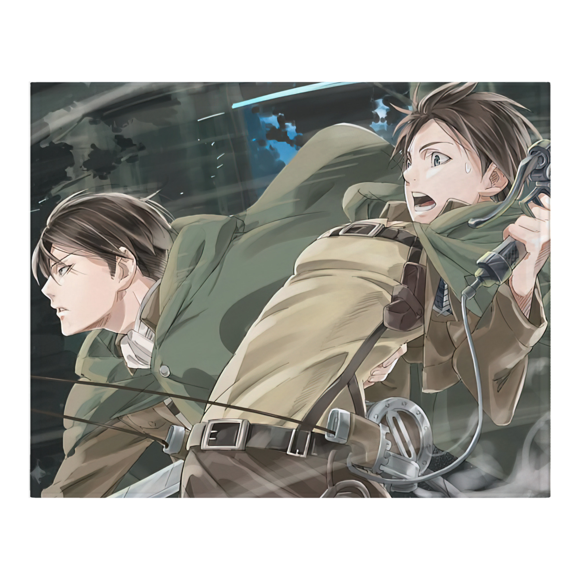 （画像用） 進撃の巨人 Attack on Titan フランネルブランケット・多サイズ対応（横型）