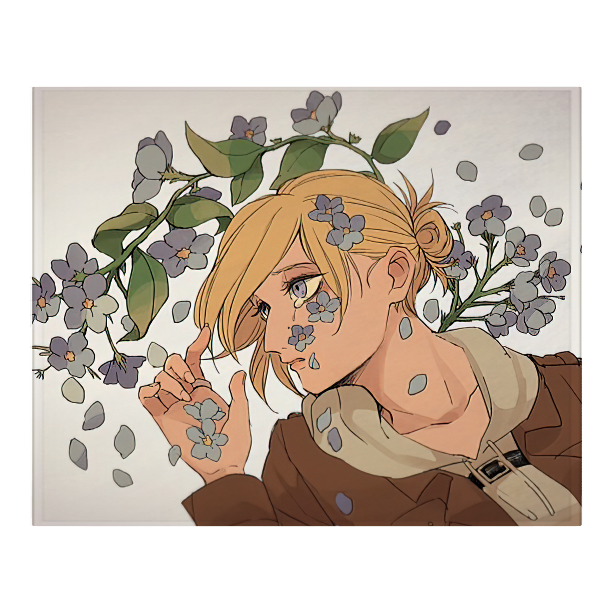 （画像用） 進撃の巨人 Attack on Titan フランネルブランケット・多サイズ対応（横型）