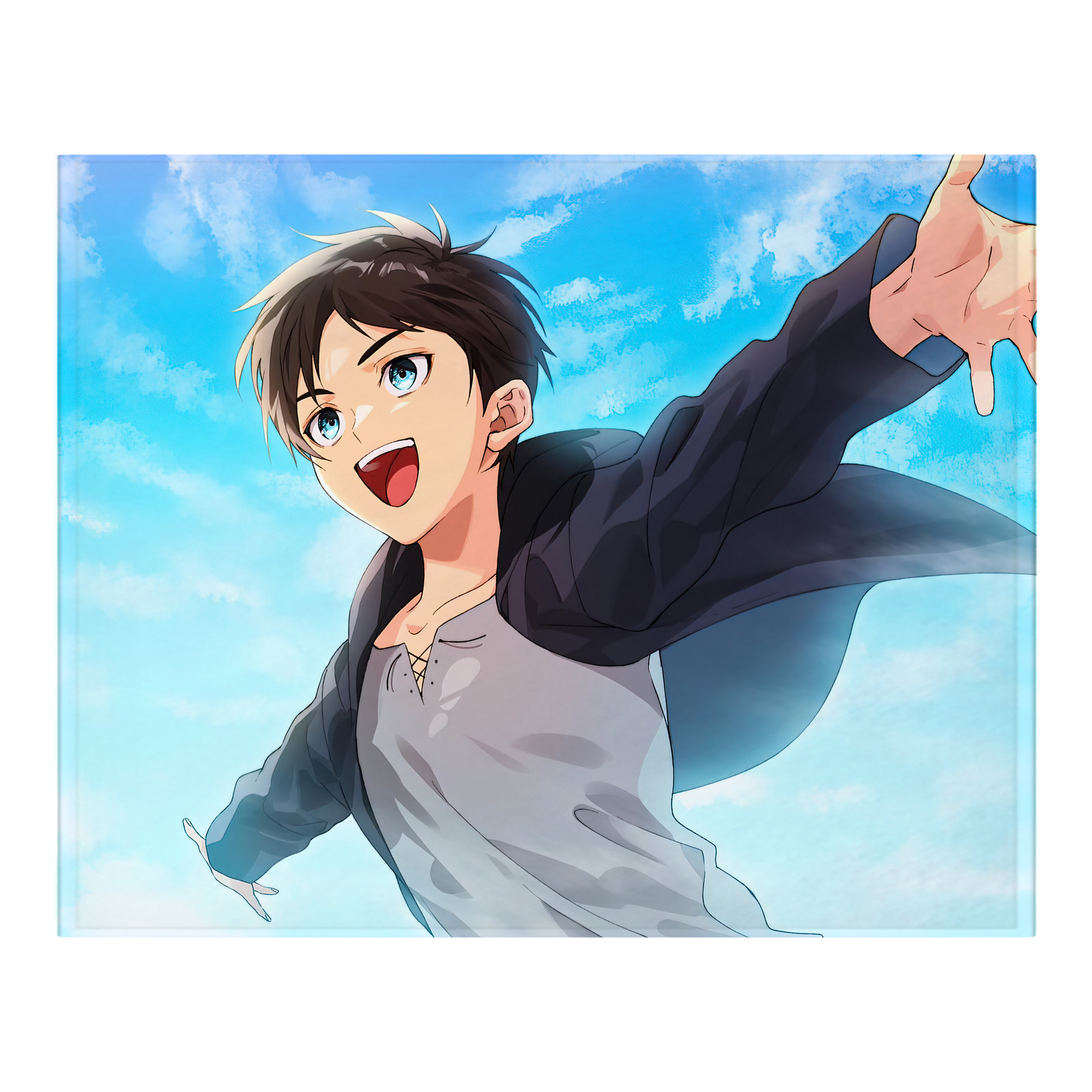 （画像用） 進撃の巨人 Attack on Titan フランネルブランケット・多サイズ対応（横型）