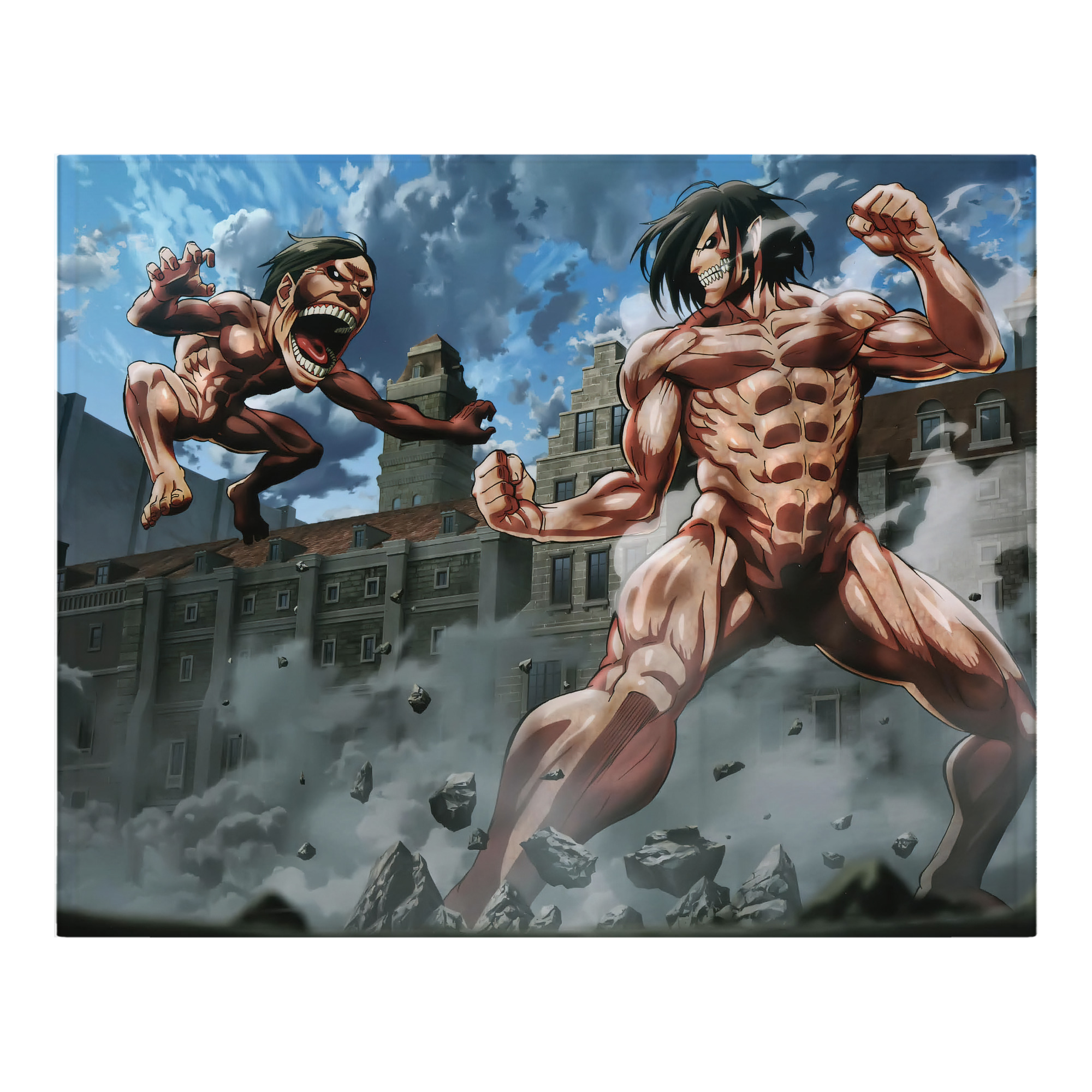 （画像用） 進撃の巨人 Attack on Titan フランネルブランケット・多サイズ対応（横型）