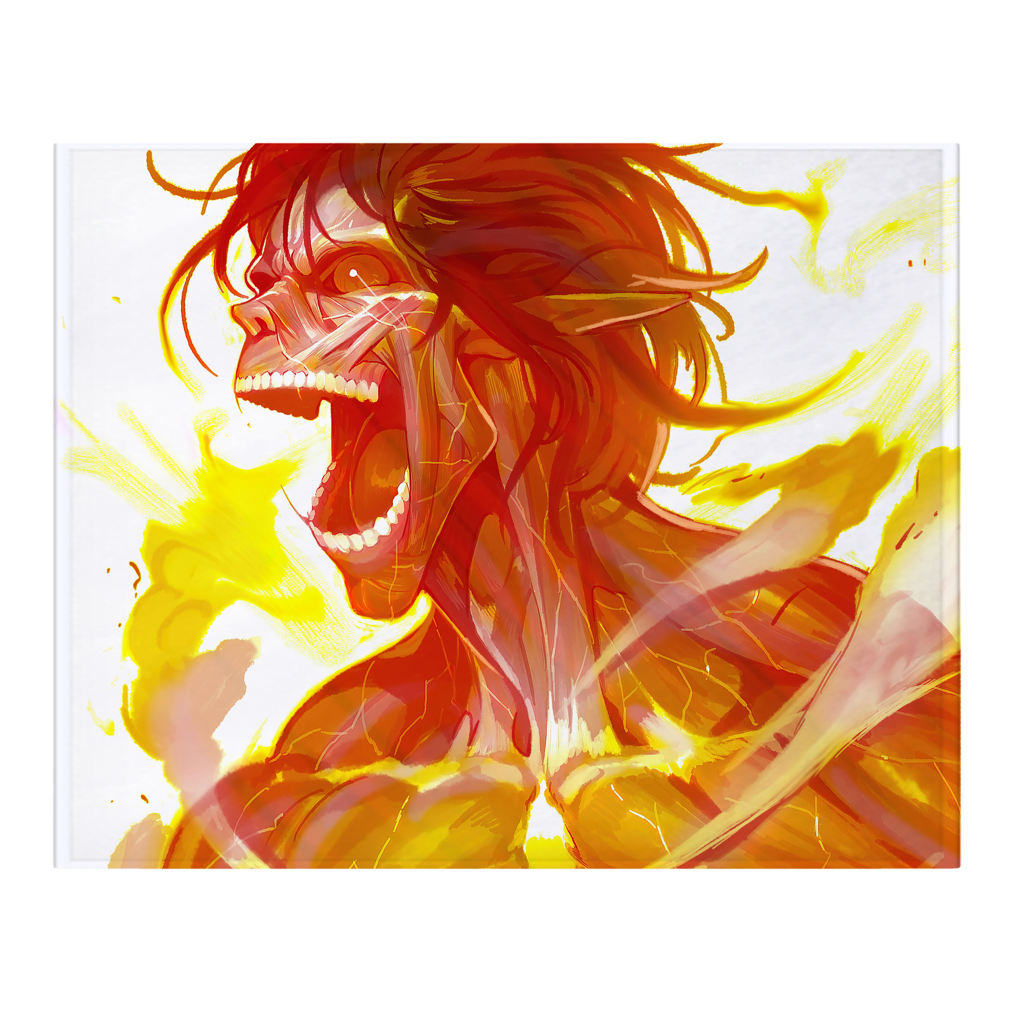 （画像用） 進撃の巨人 Attack on Titan フランネルブランケット・多サイズ対応（横型）