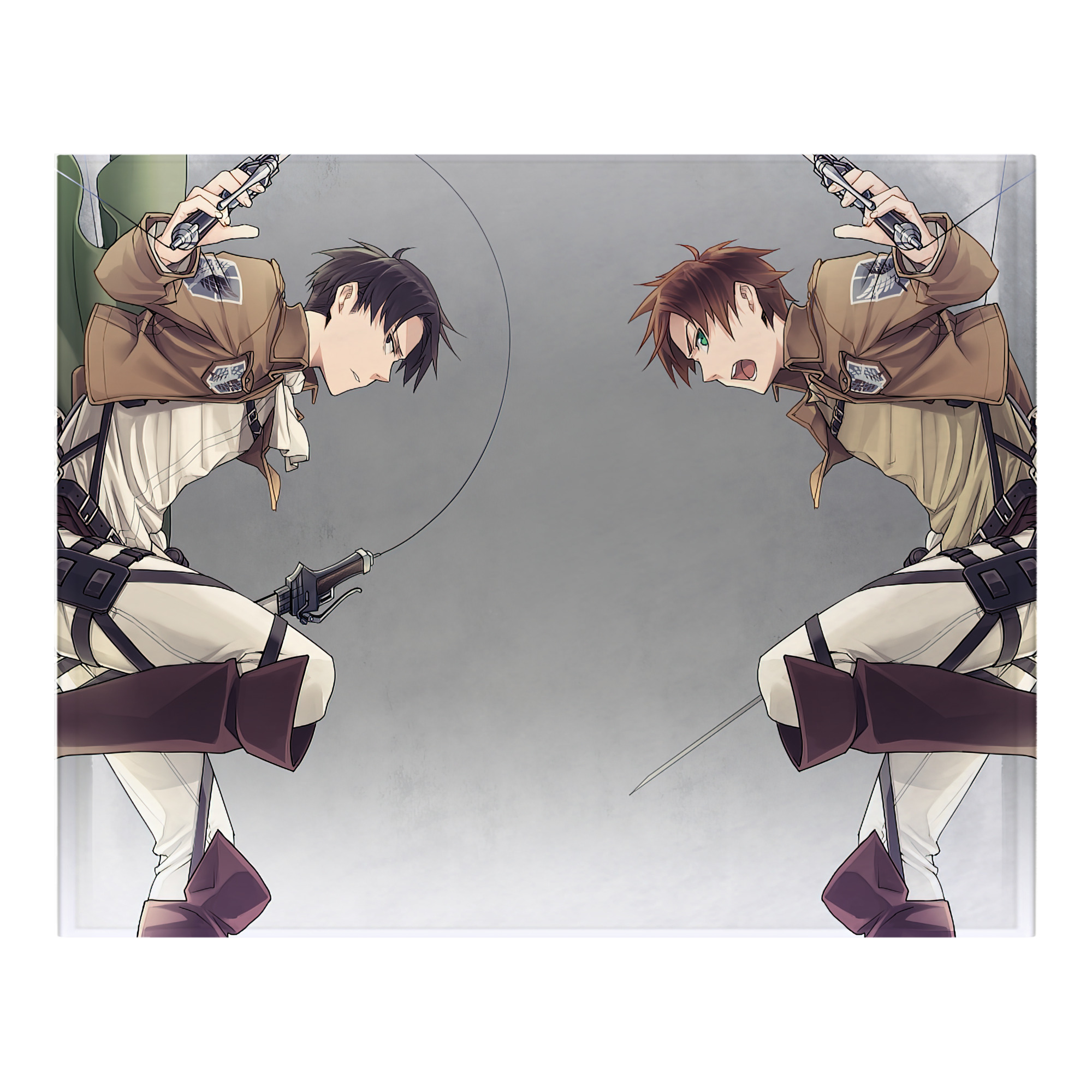（画像用） 進撃の巨人 Attack on Titan フランネルブランケット・多サイズ対応（横型）