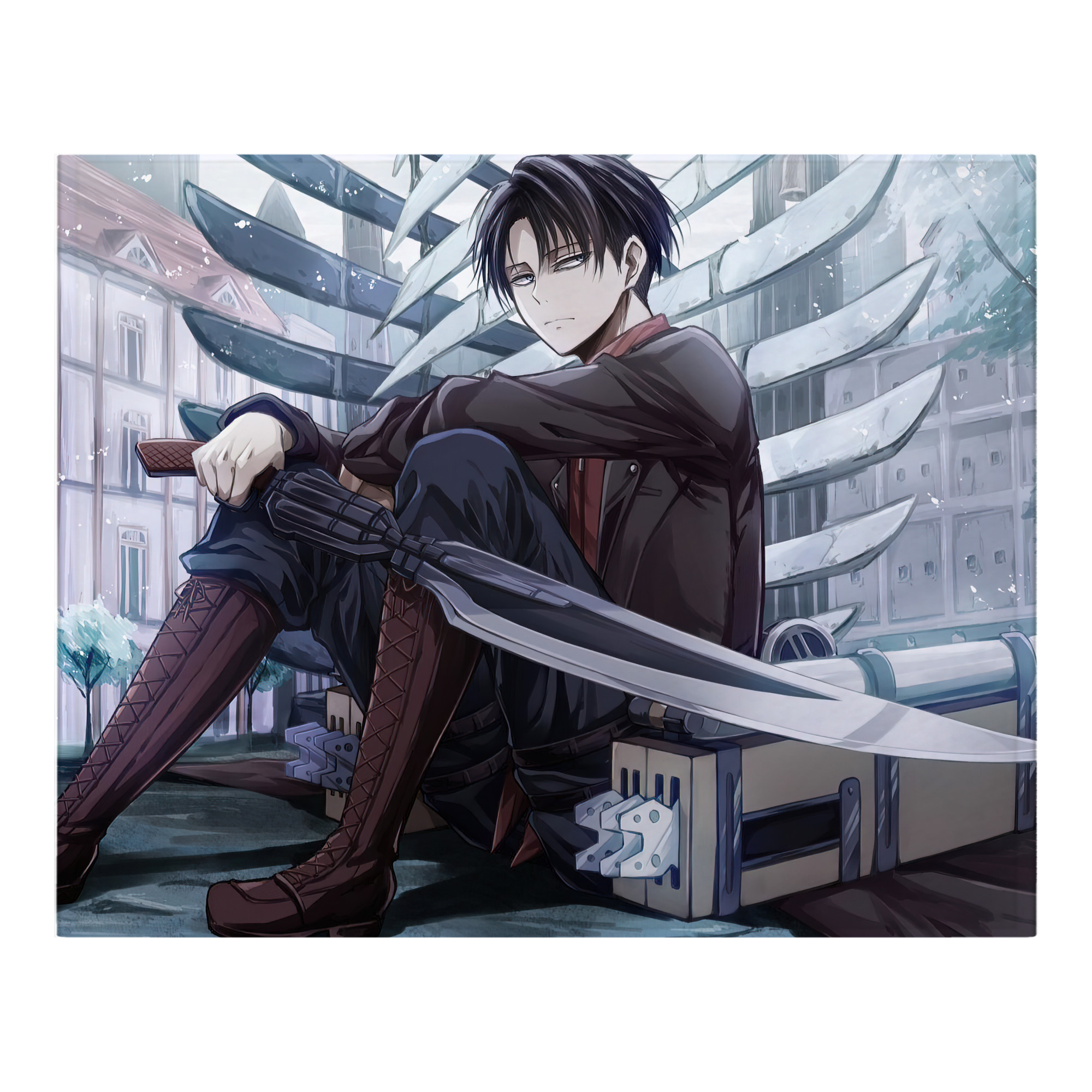 （画像用） 進撃の巨人 Attack on Titan フランネルブランケット・多サイズ対応（横型）