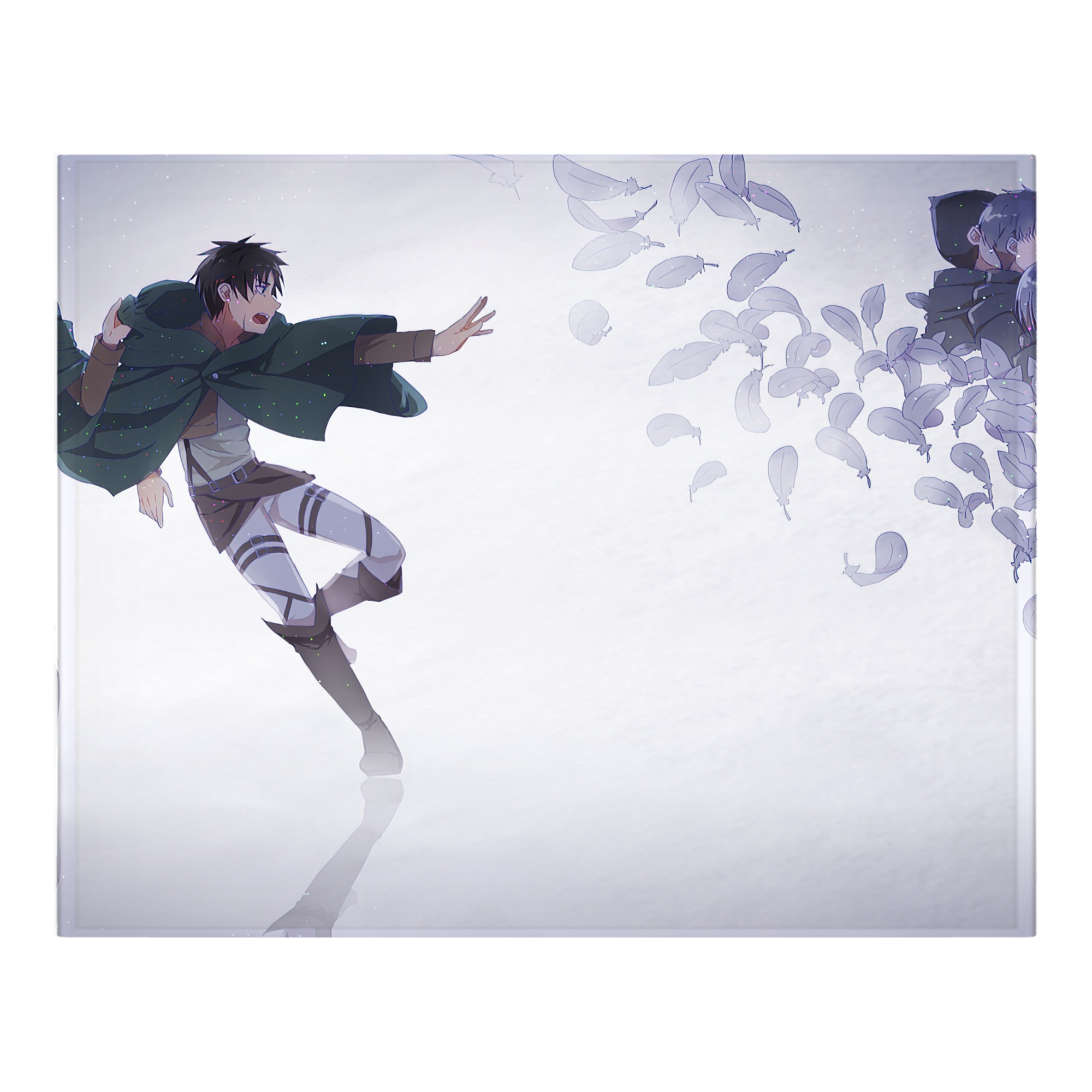 （画像用） 進撃の巨人 Attack on Titan フランネルブランケット・多サイズ対応（横型）