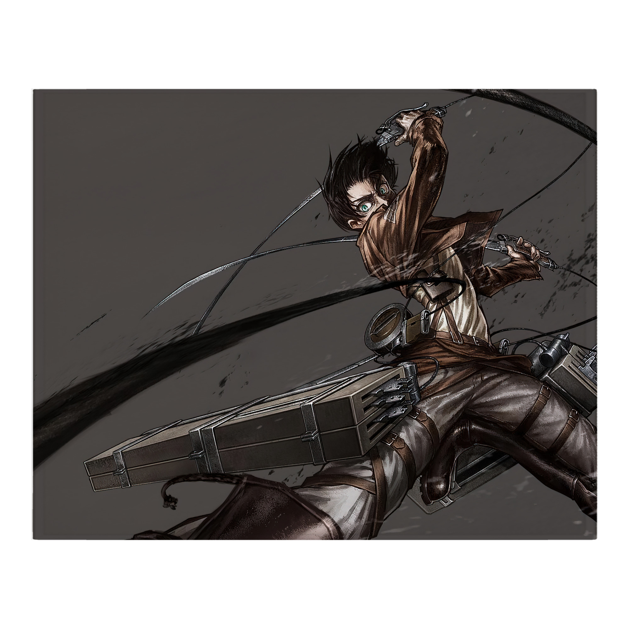 （画像用） 進撃の巨人 Attack on Titan フランネルブランケット・多サイズ対応（横型）