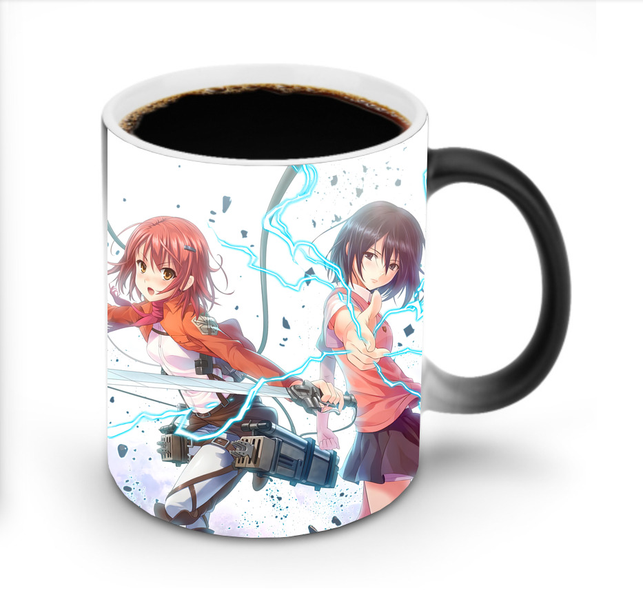 （画像用） 進撃の巨人 Attack on Titan 温度変色マグカップ