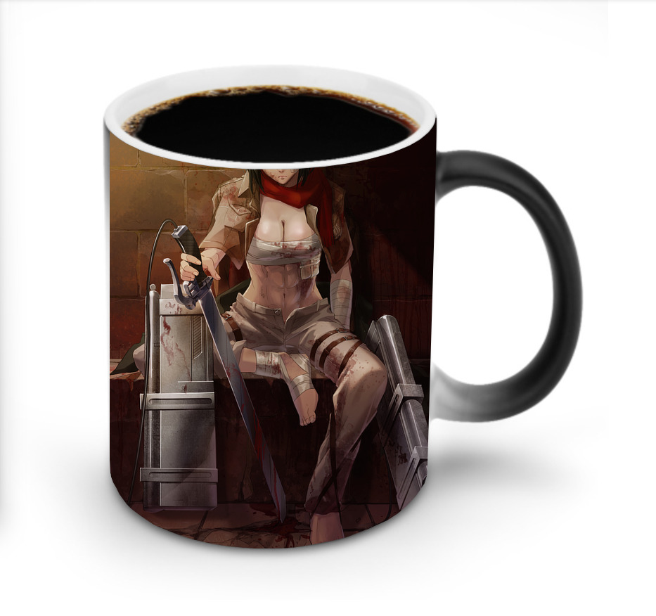 （画像用） 進撃の巨人 Attack on Titan 温度変色マグカップ