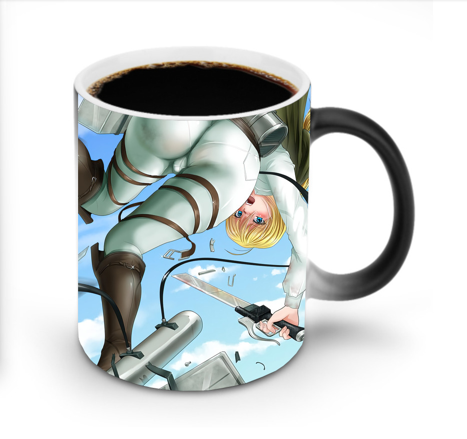 （画像用） 進撃の巨人 Attack on Titan 温度変色マグカップ