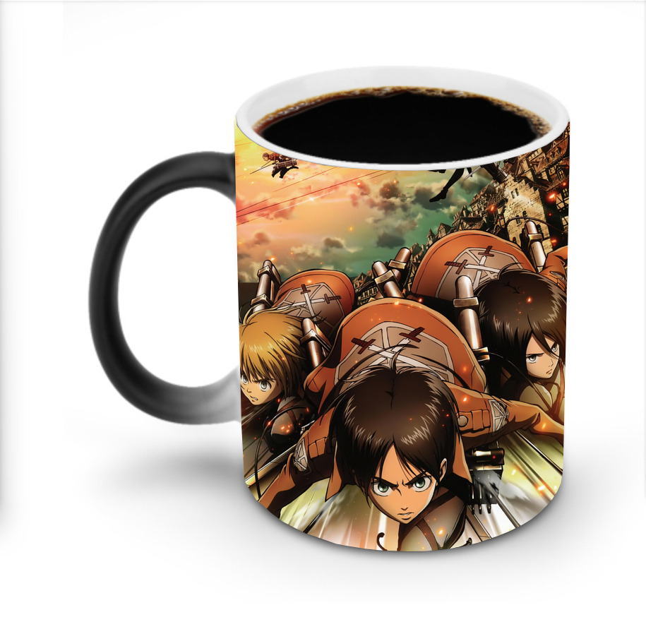 （画像用） 進撃の巨人 Attack on Titan 温度変色マグカップ